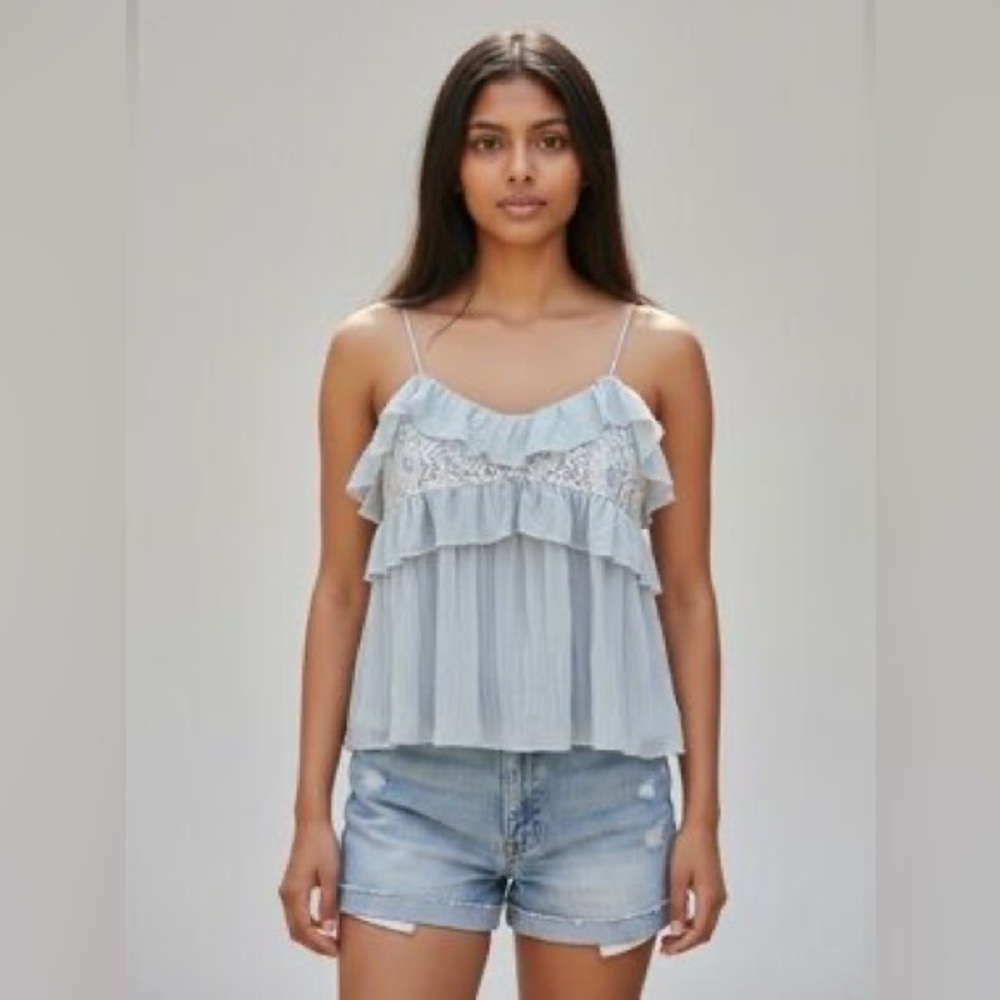 ZARA Flowy lace top